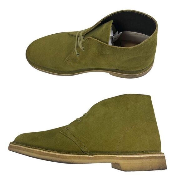 Clark’s Green Suede Leather Chukka Boots Men’s Size 8.5M main image 4